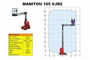 podnośnik MANITOU 105 VJR2 - wykres